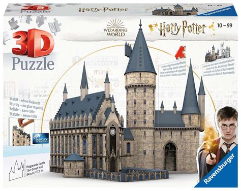 hogwarts puzzle 3d|More.